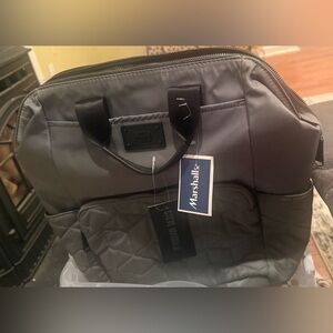 Steve Madden Quilted Gray Backpack